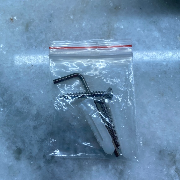 NIB NWT Bathroom Wall Mount Towel Hook x 3 - Picture 7 of 7